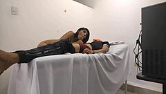 doctor plans massage but horny patient turns it into wild fuck session