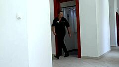 inmate doctor fills busty patient with creampie in jail hospital