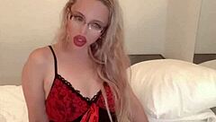 White Party Song Ignites Findom Goaldigger's Glasses Fetish