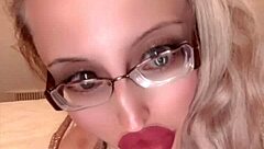 White Party Song Ignites Findom Goaldigger's Glasses Fetish