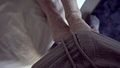 a fragile babe roughly punished in garage
