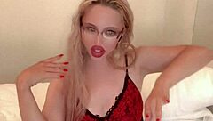 White Party Song Ignites Findom Goaldigger's Glasses Fetish