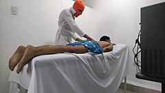 doctor plans massage but horny patient turns it into wild fuck session