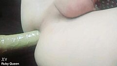 Ruby Queen Ladyboy Hot Anal Dildo Penetration Solo