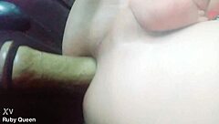 Ruby Queen Ladyboy Hot Anal Dildo Penetration Solo