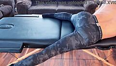 Stretching Body In Compression Pants Massage HD