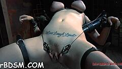 Tight Playgirl Pounded By Shocking Sex Toys Spanking
