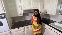 amira ali maid masturbates wildly with huge dildo squirting