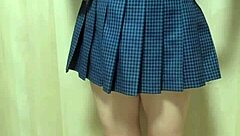 Schoolgirl's Bloomers Gym Uniform See-Through Panties Anal Play