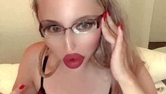 White Party Song Ignites Findom Goaldigger's Glasses Fetish