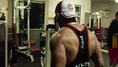 athletic milf's fitness prep teases toned curves