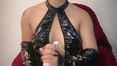 Queen Joi Disciplines Disobedient Cosplay Henchman