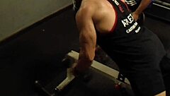 athletic milf's fitness prep teases toned curves