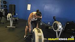 xori vera builds insane sex gains in steamy gym workout