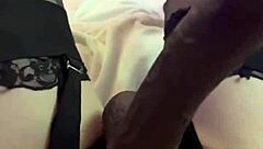 Huge Strapon Cock Teases Tattoo Fetish Close-Up