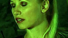 dominant lesbian strips and gropes naughty bound slave