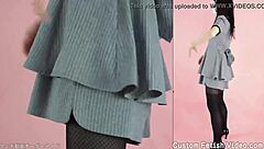 Pantyhose legs fetish tease and worship closeup