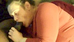 sloppy deepthroat on big black cock
