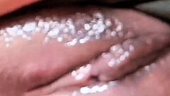 Colombiana masturbates solo in homemade bathroom real