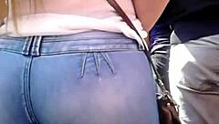 Wera's mega juicy ass bursts in tight jeans