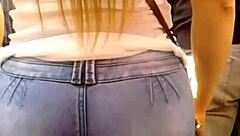 Wera's mega juicy ass bursts in tight jeans