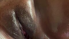 Ebony Big Clit Pussy Solo Squirting Toy Moan Daddy Gift