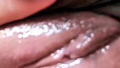 Colombiana masturbates solo in homemade bathroom real