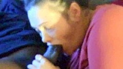 sloppy deepthroat on big black cock