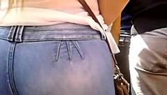 Wera's mega juicy ass bursts in tight jeans