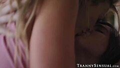 Tranny Ella Hollywood Pounds Adira Allure Post Pussy Lick