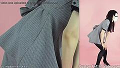 Pantyhose legs fetish tease and worship closeup