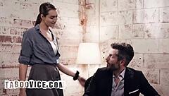 i'm pounding my sexy secretary's pussy on the office couch so pervy