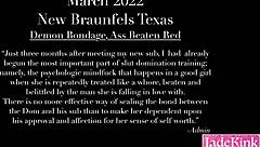training submissive whore with rough anal creampie