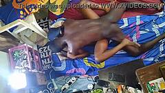 mature woman rides young lover's cock like a wild bull