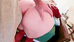 naughty stepson peeps fucks horny chubby stepmom pov
