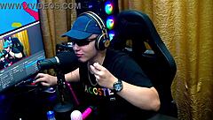 Ruan vibes Andressa Sanchez's tits on podcast till she moans