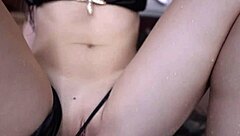 adorable busty brunette creampied deep after nude villa photoshoot