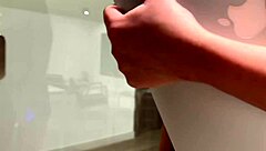Almendra Gala's hardcore sex and sloppy blowjob at work