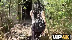 vip4k babe cheats quick in ancient ruins pov