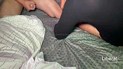 Swingers' First Huge Cock MMF Cuckold Threesome Frenzy!