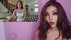 petite latina teen masterbates to wild orgasm pov
