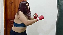 Two Busty Latinas Scissor Big Tits Ass Lick Fest