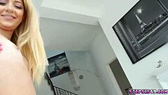 real amateur teens 18+ fight over cock in threesome