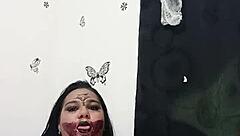 allisonvega halloween lingerie solo masturbation curvy latina