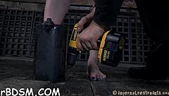 Bound Slave Twat Pounded By Lusty Dominant Cock