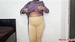 Chubby amateur seduces with tight virgin pussy and huge natural boobs