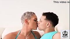 kaden kole's big tits milf bends over monster cock
