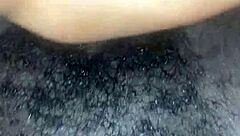juicy ebony pussy drips wet in solo masturbation orgasm frenzy