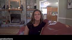 Step mom preps young stud for prom in steamy bedroom ride