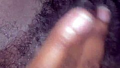 juicy ebony pussy drips wet in solo masturbation orgasm frenzy